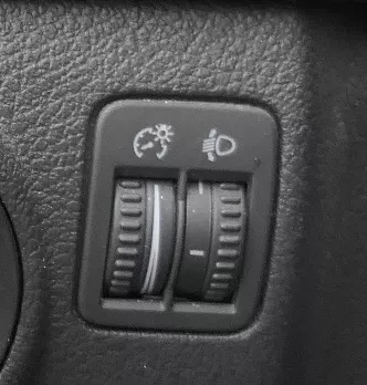VW Golf 6 Plus 521 5M Regler Instrumentenbeleuchtung 5M0941333A Stellrad Rad (163549)