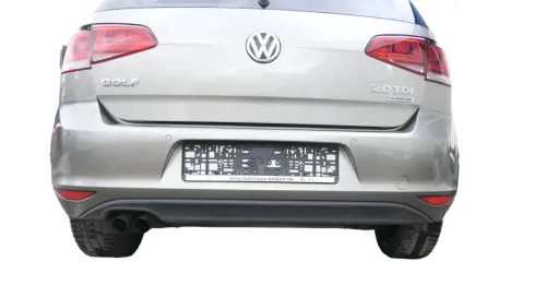 VW Golf 7 5G Limousine Stoßstange hinten Heckstoßstange braun golf LC8Y PDC