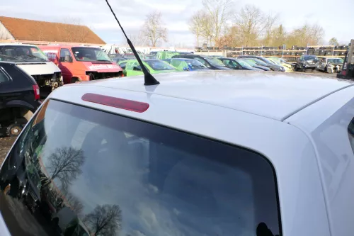 VW Lupo 6X Heckklappe Klappe Kofferraumklappe Scheibe weiß LB9A ohneAnbautei (163778)