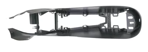 Ibiza 6J Mitteltunnel Verkleidung Mittelkonsole Abdeckung karbon schwarz (163853)