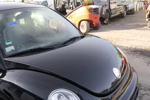 VW New Beetle 9C Motorhaube Klappe vorne schwarz L041  (163930)