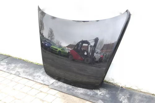 VW Touareg 7L Motorhaube Klappe Frontklappe vorn vorne schwarz LC9Z - MÄNGEL (164142)