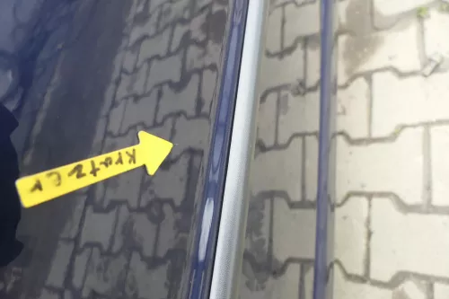 Skod Fabia 6Y Kombi Limousine Tür vorne rechts Beifahrertür blau LF5U ohne Anbau (164189)