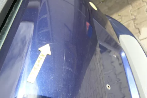 Skoda Fabia 6Y6 Schrägheck Heckklappe Kofferraumklappe hinten blau LF5U (164192)