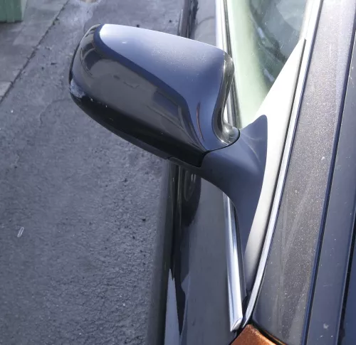 Audi A6 4B Spiegel Außenspiegel rechts elektrisch schwarz LZ9W mit Glas (164213)