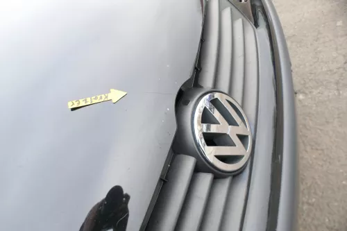 VW Polo 9N Motorhaube Klappe Haube vorne schwarz L041 uni bis ca. Bj. 2004 d (164266)
