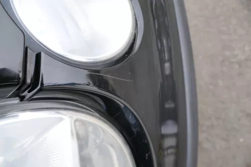 VW Polo 9N Stoßstange Frontstoßstange vorne schwarz L041 black (164267)