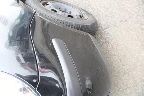 VW Polo 9N Stoßstange Frontstoßstange vorne schwarz L041 black