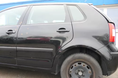 VW Polo 9N 9N3 Tür hinten links 4/5-Türer schwarz L041 - ohne Anbauteile (164270)