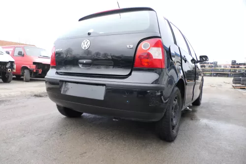 VW Polo 9N 9N3 Stoßstange hinten Heckstoßstange Stoßfänger schwarz L041 (164276)