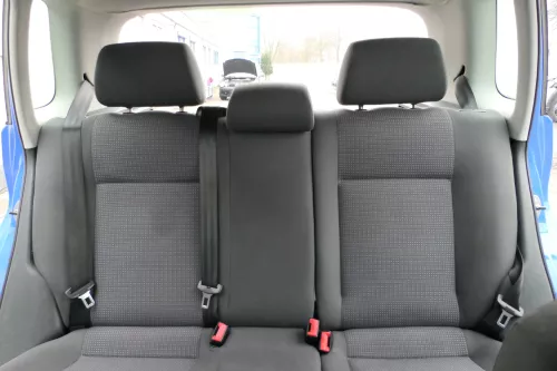 VW Polo 9N 9N3 Sitz Rückbank Sitzfläche Sitze 3 Punkt Gurt hinten mit Kopfstütze (164305)