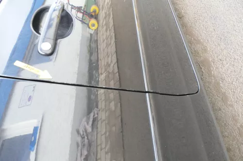 VW Polo 9N 9N3 Tür vorne rechts Beifahrertür 2/3-Türer schwarz LC9Z ohneAnbautei (164313)