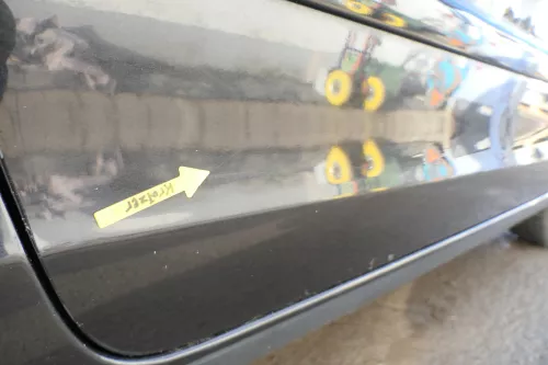 VW Polo 9N 9N3 Tür vorne rechts Beifahrertür 2/3-Türer schwarz LC9Z ohneAnbautei (164313)