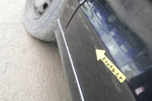 VW Polo 9N 9N3 Tür vorne links Fahrertür 2/3-Türer schwarz L041 ohneAnbautei (164331)