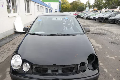 VW Polo 9N Motorhaube Klappe Haube vorne schwarz L041 bis ca. Bj. 2004 d (164332)