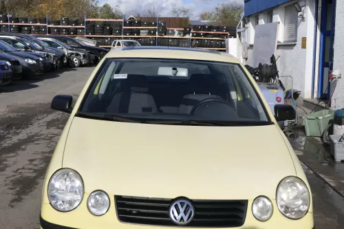 VW Polo 9N Motorhaube Klappe Haube vorne gelb LD1B uni bis ca. Bj. 2004 (164340)