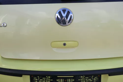 VW Polo 9N 9N3 Griff Heckkklappe Heckklappengriff gelb LD1B (164347)