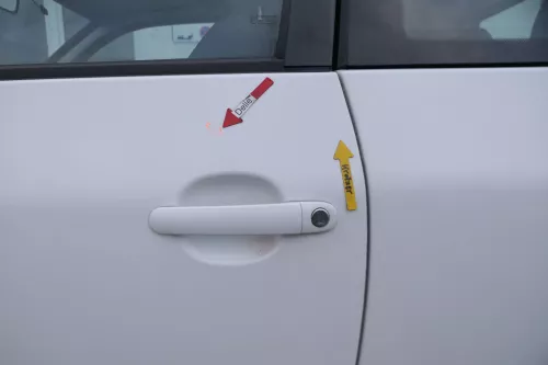 VW Lupo Seat Arosa Tür vorne links Fahrertür weiß LB9A (mechanischer FH) (164402)