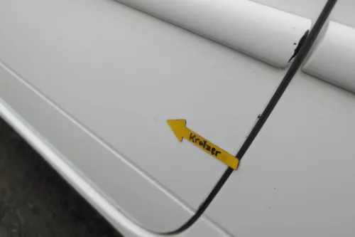 VW Lupo Seat Arosa Tür vorne links Fahrertür weiß LB9A (mechanischer FH) (164402)