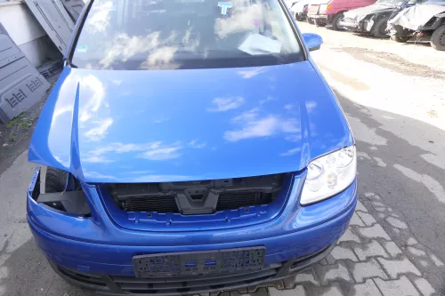 VW Touran 1T oder VW Caddy 2K Motorhaube Klappe blau LA5X Haube (164452)
