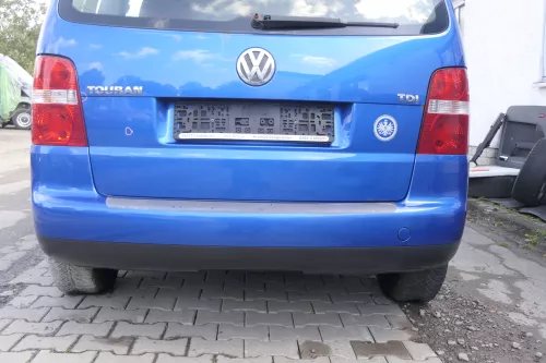 VW Touran 1T Stoßstange hinten Heckstoßstange Stoßfänger blau LA5X (164458)