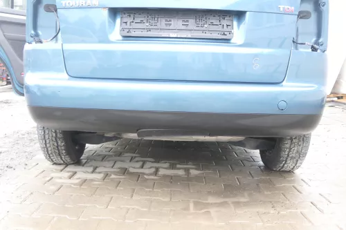 VW Touran 1T Stoßstange hinten Heckstoßstange Stoßfänger blau grün LC5Q (164475)