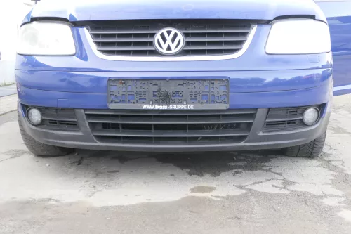 VW Touran 1T Stoßstange vorne Frontstoßstange Stoßfänger blau LL5M (164482)
