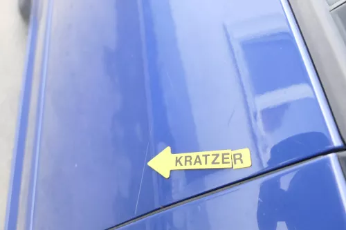 VW Touran 1T 1T3 Tür hinten rechts blau LL5M mit Scheibe - ohne Anbauteile (164490)