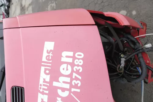 VW T4 Transporter Pritsche Motorhaube Haube Klappe vorne rot Kurze AC0 (164663)