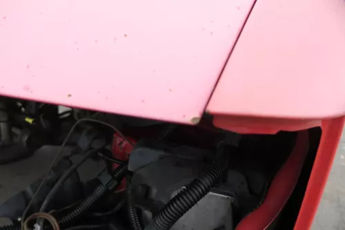 VW T4 Transporter Pritsche Motorhaube Haube Klappe vorne rot Kurze AC0 (164663)