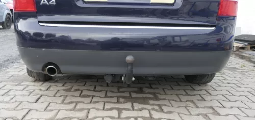 Audi A4 8E B6 Kombi Avant Stoßstange hinten mit Spoiler lila blau LY5K (164731)