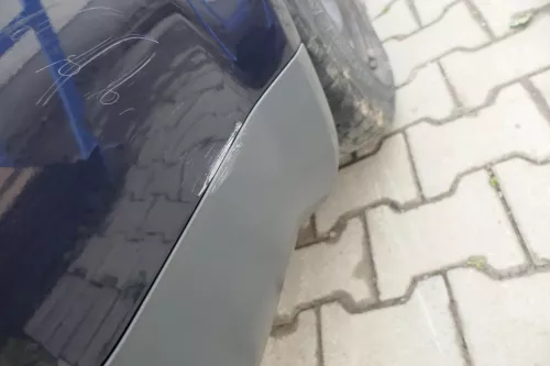 Audi A4 8E B6 Kombi Avant Stoßstange hinten mit Spoiler lila blau LY5K (164731)