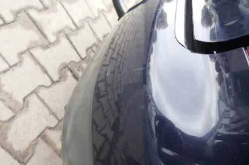 Audi A4 8E B6 Kombi Avant Stoßstange hinten mit Spoiler lila blau LY5K (164731)