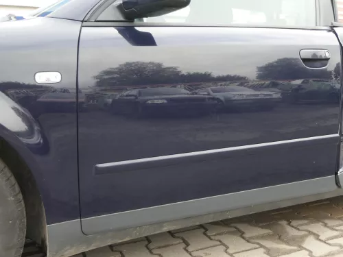 Audi A4 B6 8E nur Türblatt Tür vorne links Fahrertür blau lila LY5K Kombi+Limo (164734)