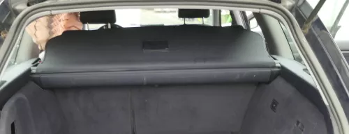 Audi A4 B6 B7 8E Kombi Avant Laderaumabdeckung Rollo Hutablage Kofferraum blau