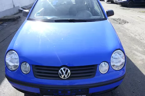 VW Polo 9N Motorhaube Klappe Haube vorne blau LA5F uni bis ca. Bj. 2004 (164816)