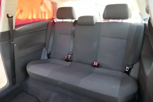 VW Polo 9N 9N3 Sitz Rückbank Sitzfläche Sitze 3 Punkt Gurt hinten mit Kopfstütze (164825)