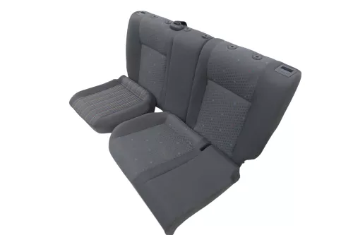 VW Polo 9N 9N3 Sitz Rückbank Sitzfläche Sitze 3 Punkt Gurt hinten (164831)