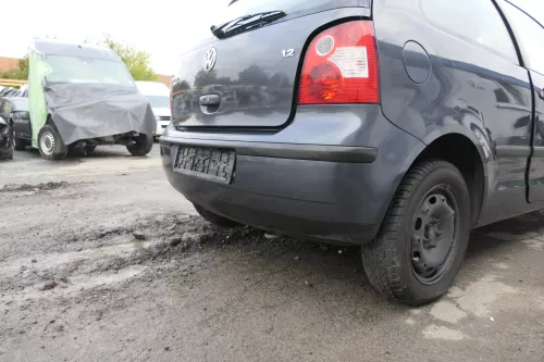 VW Polo 9N 9N3 Stoßstange Heckstoßstange hinten grau LC7V (164840)