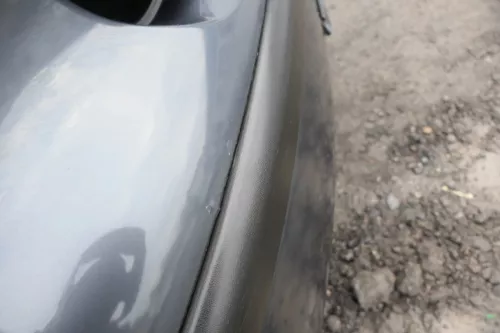 VW Polo 9N 9N3 Stoßstange Heckstoßstange hinten grau LC7V (164840)