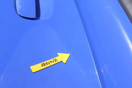 VW Polo 9N3 9N Heckklappe Kofferraumklappe Klappe blau LA5F- ohne Anbauteile (164850)