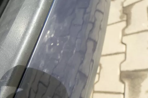 VW Golf 4 Kombi Avant Stoßstange hinten Heckstoßstange Stoßfänger blau LA5G (164873)