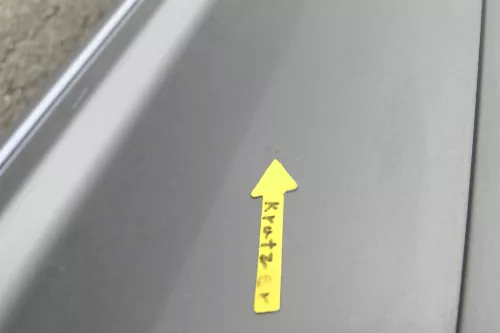 VW Touran 1T 1T3 Tür vorne links Fahrertür grau LD7X OHNE Anbauteile Cross (164967)