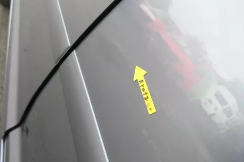 VW Touran 1T 1T3 Tür hinten links grau LD7X Cross (164968)