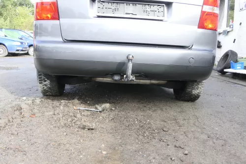 VW Touran 1T Stoßstange hinten Heckstoßstange Stoßfänger grau LD7X (164970)