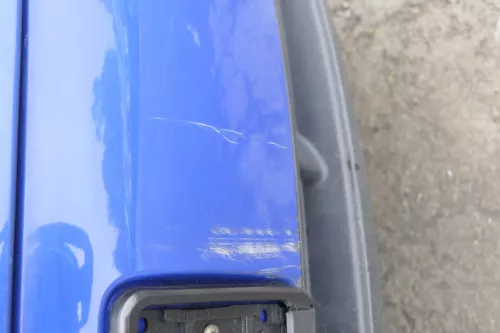 VW Lupo 6x Stoßstange vorne Frontstoßstange Stoßfänger blau LW5Z - MÄNGEL (164978)