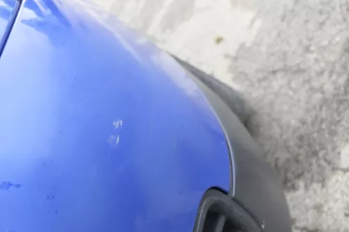 VW Lupo 6x Stoßstange vorne Frontstoßstange Stoßfänger blau LW5Z - MÄNGEL (164978)