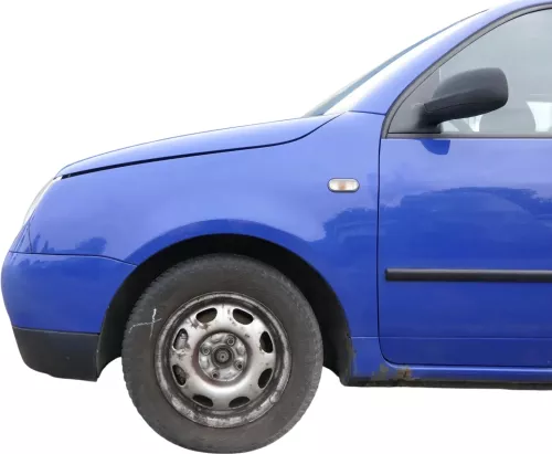 VW Lupo 6X Kotflügel vorne links blau LW5Z