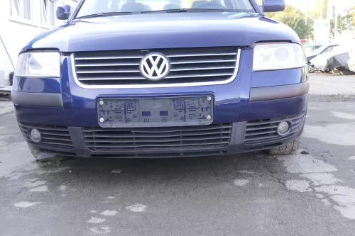 VW Passat 3BG Stoßstange vorne Frontstoßstange Stoßfänger blau LB5N (164993)