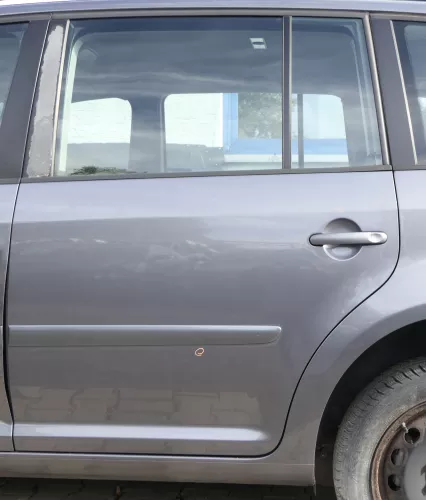VW Touran 1T 1T3 Tür hinten links grau LD7X Cross (165014)